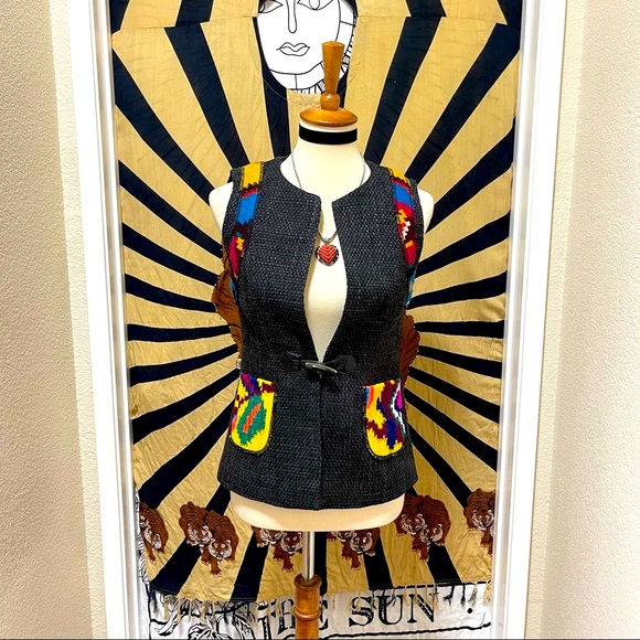 🌈 Stylish Romanian boho vest - Picture 2 of 13